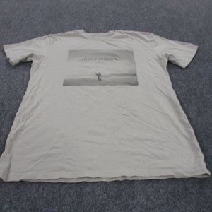 Jack Johnson Shirt Adult M Gray Meet The Moonlight Tour Concert Band Mens